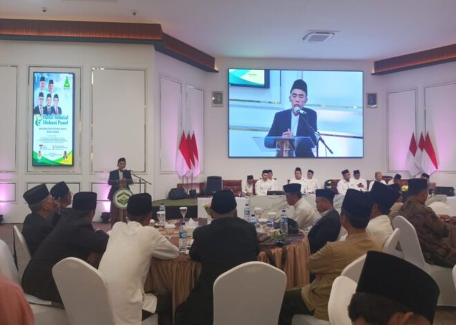 Lewat Halalbihalal, PW IKAPETE Jatim Dorong Kemandirian Ekonomi Santri untuk Negeri