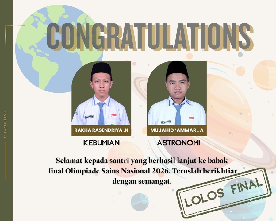 Dua Santri Trensains Tebuireng Lolos ke Final OSN 2026